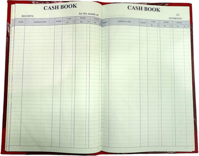 LRS Bank Column Cash Book - 275 Pages - Register Size - 34 x 21 cm - 70 GSM Ledger Paper - Half Canvas Bound with Rexine Cover Size - 34 x 21 cm - 70 GSM 1-Part Ledger Register(350 Sets, Register) LRS Bank Column Cash Book - 275 Pages - Register Size - 34 x 21 cm - 70 GSM Ledger Paper - Half Canvas Bound with Rexine Cover Size - 34 x 21 cm - 70 GSM 1-Part Ledger Register(350 Sets, Register)
