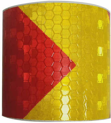 GL houuse Single Sided Anti Slip Tape Manual Anti Slip tape (Manual)(Set of 1, Yellow, Red)