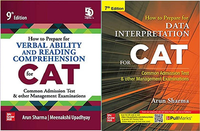 How To Prepare For Verbal Ability And Reading Comprehension For CAT | 9th Edition With How To Prepare For DATA INTERPRETATION For CAT | 7th Edition(Paperback, Arun Sharma)