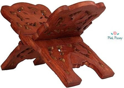 Pink Peony Wooden Blue Rehal deal from flipkart