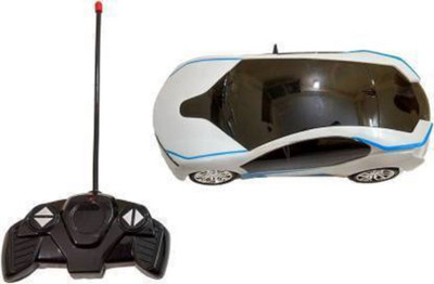 Kid Kraze rechargeable 3d Famous car with 3D Led light(White)