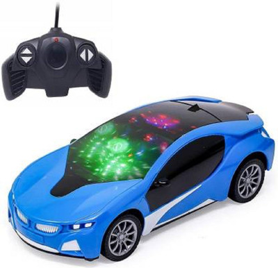 s yuvraj 1:22 Scale RC Famous Car with 3D Lights - Plastic Die-cast Remote Control Off-Roader Racing Car, Remote Control Toy for Kids - Blue (Blue)(Multicolor)