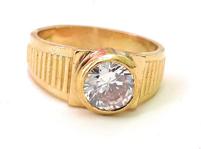 RSPSHAKTI Stone Zircon Gold Plated Ring