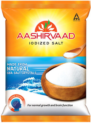 AASHIRVAAD with 4-Step advantage Iodized Salt(1 kg)