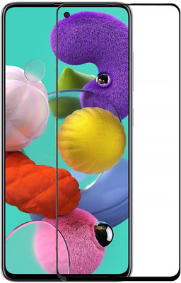FlipSmartGuard Edge To Edge Tempered Glass for SAMSUNG A51 With 9H hardness, Edge To Edge Full Screen Coverage| Oleophobic Coating | Ultra HD+ | Case Friendly| With Easy Installation Kit.(Pack of 2)