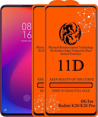 aplexx Edge To Edge Tempered Glass for Mi K20, Mi K20 Pro, Vivo V15 Pro, Vivo S1 Pro(Pack of 2)