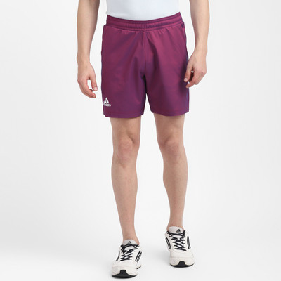 ADIDAS Men Printed Elasticated Shorts | ADIDAS Printed Men Black Sports Shorts