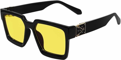 ELLIGATOR Rectangular, Retro Square, Wayfarer, Sports Sunglasses(For Men & Women, Yellow)