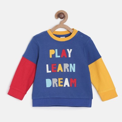 MINI KLUB Full Sleeve Applique Baby Boys Sweatshirt