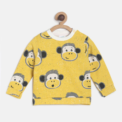 MINI KLUB Full Sleeve Printed Baby Boys Sweatshirt