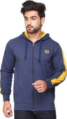 Kundan Full Sleeve Color Block Men Sweatshirt