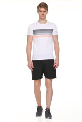 On-Vers Printed Men Round Neck White T-Shirt