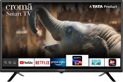 View Croma 80 cm (32 inch) HD Ready LED Smart Android TV(CREL7370)  Price Online
