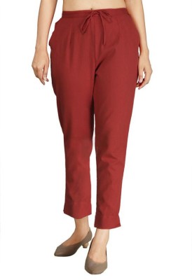 INCOTTONS Regular Fit Women Red Trousers