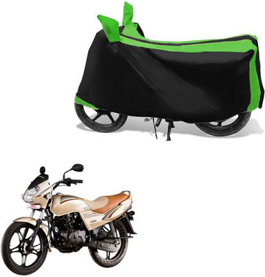 RONISH Waterproof Two Wheeler Cover for LML(Freedom, Black, Green)