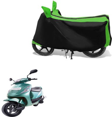 RONISH Waterproof Two Wheeler Cover for Mahindra(Kine, Black, Green)