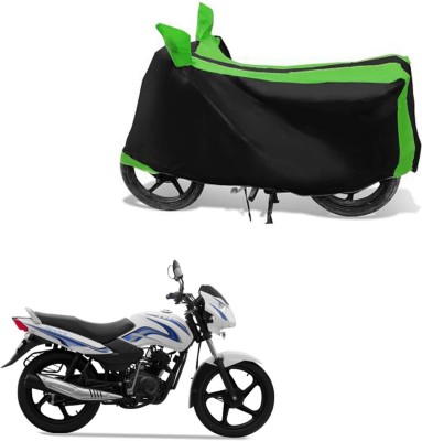 RONISH Waterproof Two Wheeler Cover for TVS(Star Sport, Black, Green)