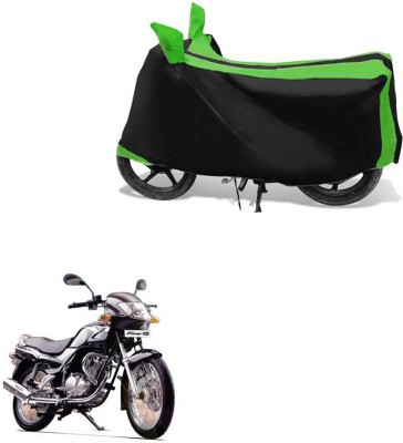 RONISH Waterproof Two Wheeler Cover for TVS(Fiero F2, Black, Green)