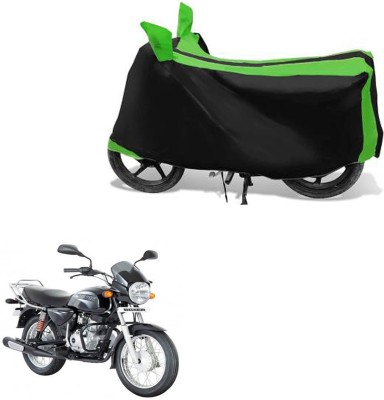 RONISH Waterproof Two Wheeler Cover for Bajaj(CT100, Black, Green)