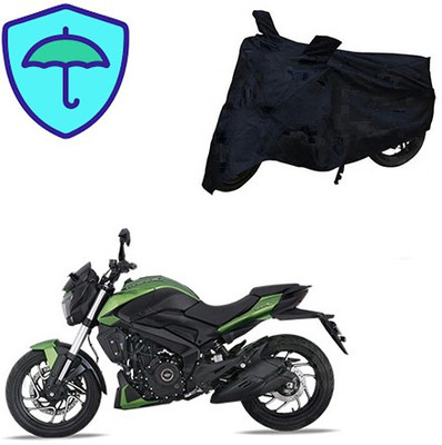 Feel heaven Two Wheeler Cover for Bajaj(Dominar, Black)
