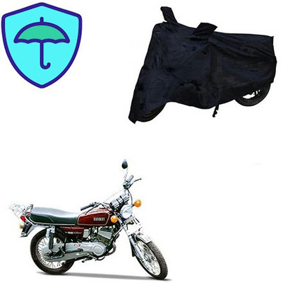 Feel heaven Two Wheeler Cover for Yamaha(RX 100, Black)