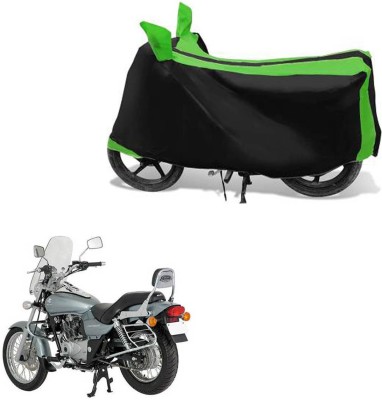 RONISH Waterproof Two Wheeler Cover for Bajaj(Avenger 220 DTS-i, Black, Green)