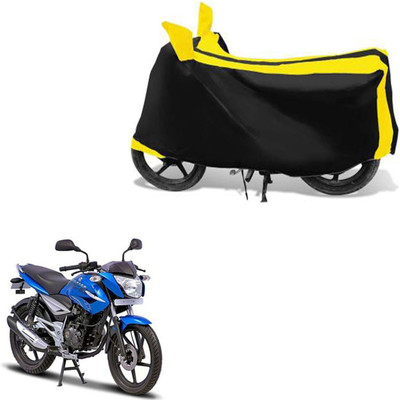 RONISH Waterproof Two Wheeler Cover for Bajaj(XCD 125cc, Black, Yellow)