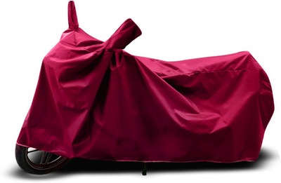 KHYUW Two Wheeler Cover for Universal For Bike(Maroon)