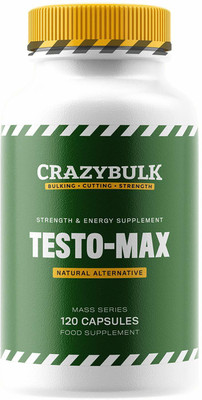 CrazyBulk TESTO-MAX (SUSTANON) Natural Alternative for Strength & Energy Supplement(120 Tablets)