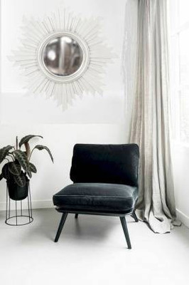 VAS Collection Home ZA12 Decorative Mirror(Round Finish : Glossy)