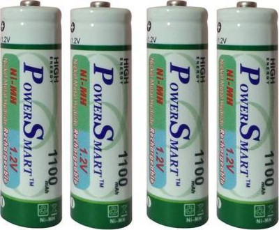 Power Smart Ni-MH AA 1.2V AA 1100mAh BP4 Rechargable Ready To Use Camera Ni-MH   Battery(Pack of 4)