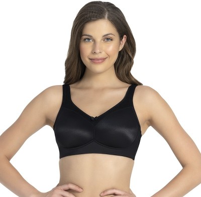 Amante Super-support Non-padded Non-wired Full-coverage Bra Women Full Coverage Non Padded Bra(Black)