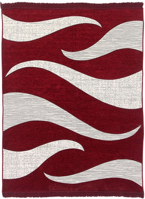Sparrow world Red Cotton Runner(5 ft,  X 7 ft, Rectangle)