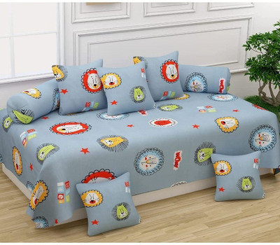 MORADO Polycotton Cartoon Diwan Set(Multicolor)