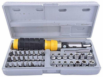 Shopper52 41 in 1 Screwdriver and Socket Set Automobile Tool Box Auto Car Repair Tools Combination Screwdriver Set(Pack of 1)