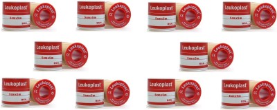 Leukoplast Adhesive Tape 5.0cm * 5mt (10 Roll) First Aid Tape(Pack of 10)