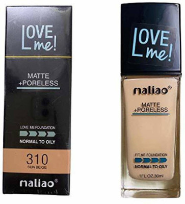 maliao love me matte poreless foundation 30 ml (Sun Beige)  Foundation(Beige, 30 ml)