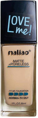 maliao love me matte poreless foundation 30 ml (Natural Buff)  Foundation(Beige, 30 ml)
