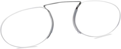 Titan Rimless (+2.50) Round Reading Glasses(42 mm)