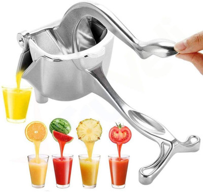 Dwarkesh Aluminium Hand Juicer(Silver)
