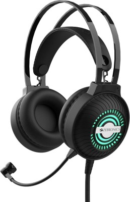 ZEBRONICS Zeb-Iron Head Wired Gaming Headset(Black, On the Ear)