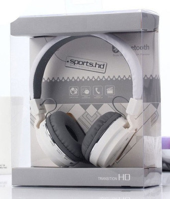 BAGATELLE New Wireless Bluetooth Headphone With Mic And Calling Fuction Bluetooth Gaming(White, On the Ear)