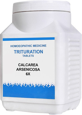 Bakson's Homoeopathy Calcarea Arsenicosa 6X Tablets(1800 Units)
