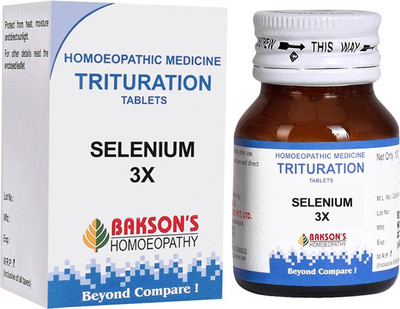 Bakson's Homoeopathy Selenium 3X Tablets(100 Units)