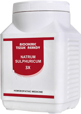 Bakson's Homoeopathy Natrum Sulphuricum 3X Tablets(4500 Units)