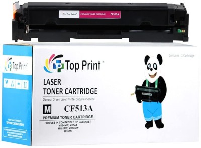 TOP PRINT CARTRIDGE 204A / CF513A Toner Cartridge Compatible with HP Color Laserjet Pro M154A / M154nw / M180n / M181fw Magenta Black Ink Toner