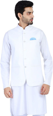 TAHVO Sleeveless Solid Men Jacket