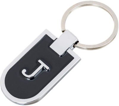 Augen J Letter Key Chain