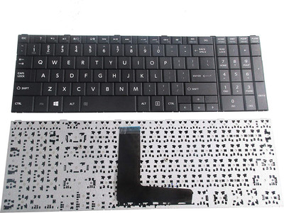 WISTAR Laptop Replacement Keyboard Compatible C50-B C50A-B C50D-B C55-B C50DT-B C50T-A R50-B Fit PN: PK1315H1A00 9Z.NBDSC.001 NSK-VA0SC 01 US Layout/Black Laptop Keyboard Replacement Key