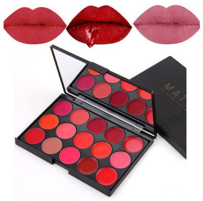 THTC Best Multi Color Ultra Pigmented Infinity Matte Lip Color Palette(MULTI COLOR, 15 ml)